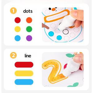 Marqueurs d'art lavables et effaçables Superdots pour enfants, 24 couleurs, sans danger, sans dégâts, sans fuite, tampon de coloriage Bingo Dauber - Product Image 5