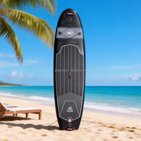 Planche de paddle gonflable portable avec matériau EVA/PVC et système à 3 ailerons