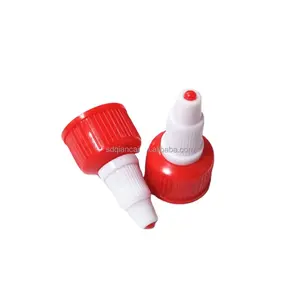 Twist Kunststoff Medizin Sauce Glasflasche pp Aluminium glatte Flip-Top-Schraube Push-Pull-Kappe