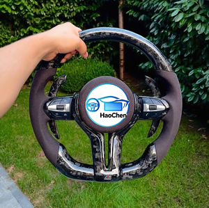 Volante de Fibra de Carbono para <span class=keywords><strong>BMW</strong></span> Serie 1 2 3 4 5 6 7 8 I3 I4 X3 X4 X5 X6 X7 XM M2 M3 M4 M5 <span class=keywords><strong>M8</strong></span> M340i G20 G80 G82 G42 G29 F90 - Product Image 4