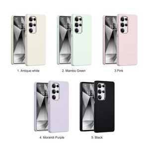 Ốp điện thoại silicon lỏng khung kim loại bán buôn cho iPhone 12-17 Pro Max, Huawei Mate 60, thiết kế lỗ lớn, bảo vệ điện thoại S25 - Product Image 5