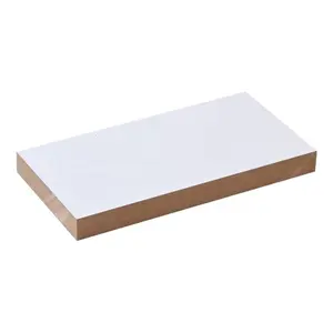 Placa de MDF laminado UV de plástico PET PETG de cor sólida de alto brilho 18 mm para venda