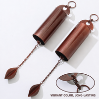 Carillon à vent vintage en fer, cloche en cuivre antique en forme de feuille d'érable pour cour chinoise, décoration suspendue de jardin, cadeaux festifs
