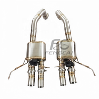 Tuyaux d'échappement Performance Valvetronic Catback pour Chevrolet Corvette C7 2014-2019 6.2L OEM SS304 Silencieux avec embouts en fibre de carbone
