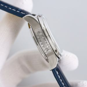 Personnalité et mode, nouvelle montre mécanique, mode simple, numérique, en acier inoxydable, en cuir, montre pour homme et femme - Product Image 4