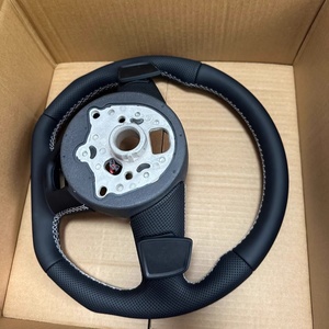 Volant en cuir sport plat en stock, directement du fabricant pour <span class=keywords><strong>Audi</strong></span> A3 A4 A5 <span class=keywords><strong>A6</strong></span> A7 A8 S5 Q3 et Q5 - Product Image 5