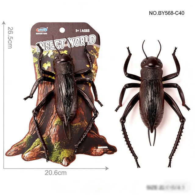 PVC 10-inch Realistic Insect Model Ideal for Boys' Children's Toy Collections