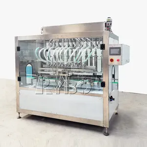 Automatic 4 heads accurate liquid bottle gravity overflow condiment siphon pocket perfume filling machine line