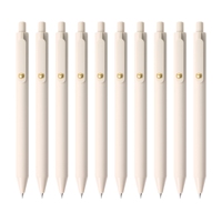 Stylos gel à encre noire GZ-IRON 0,5 mm, stylos promotionnels, logo personnalisé, impression UV, vente en gros, ensemble en plastique, pour le bureau et l'école