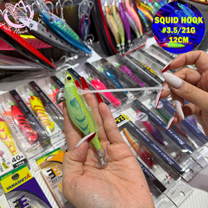 # Señuelo de Pesca con Forma de Calamar de 3.5/40g, Envoltura de Cebo Vivo ABS, Aroma Real de Pescado, Anzuelos Afilados para Pesca de Calamar y Sepia en Ríos y Lagos - Product Image 3