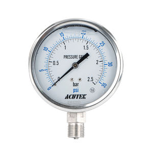 फैक्टरी मूल्य स्टेनलेस स्टील शॉक प्रूफ दबाव गेज - Product Image 1