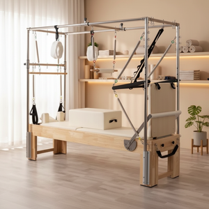 Venta Directa de Fábrica Cadillac Reformer Modelo 003 Equipo Multifuncional Tres <span class=keywords><strong>en</strong></span> Uno para Pilates, Yoga y Ejercicio Físico - Product Image 4