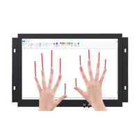 Écran tactile industriel LCD à cadre ouvert de petite taille 7 pouces avec résolution 1024x600
