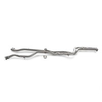 Système d'échappement de voiture en acier inoxydable avec résonateur pour BMW M3 M4 F80 F82 F83 S55 3.0T 2014-2019, tube intermédiaire à longueur égale