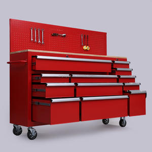 Carrito <span class=keywords><strong>de</strong></span> <span class=keywords><strong>Taller</strong></span> Móvil con 12 Cajones Rojos, Gabinete <span class=keywords><strong>de</strong></span> <span class=keywords><strong>Herramientas</strong></span> Resistente <span class=keywords><strong>para</strong></span> Garaje con Cajones, Superficie <span class=keywords><strong>de</strong></span> Trabajo y <span class=keywords><strong>Tablero</strong></span> <span class=keywords><strong>para</strong></span> <span class=keywords><strong>Herramientas</strong></span> - Product Image 3