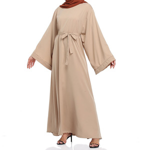 Robe longue à lacets pour femmes musulmanes, grande <span class=keywords><strong>taille</strong></span>, moyen-orient, dubaï - Product Image 6