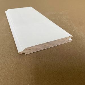 Wainscoting Panels Interior White Primed Wall Molding Tongue and Groove Pine Wood T&G for <b>Ceiling</b> - Product Image 5