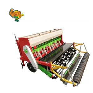 Plantador de semillas pequeño, 15-30HP, tractor, máquina de siembra de hierba de alfalfa