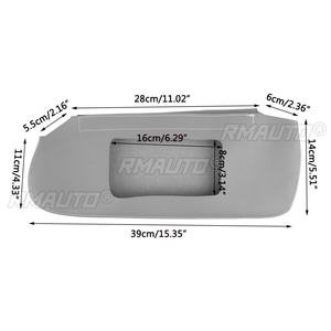 2 Piezas de Repuesto para Parasol de Auto para Chevrolet Camaro Firebird 1993 1994 1995 1996 1997 1998 1999 2000 2001 2002 - Product Image 3