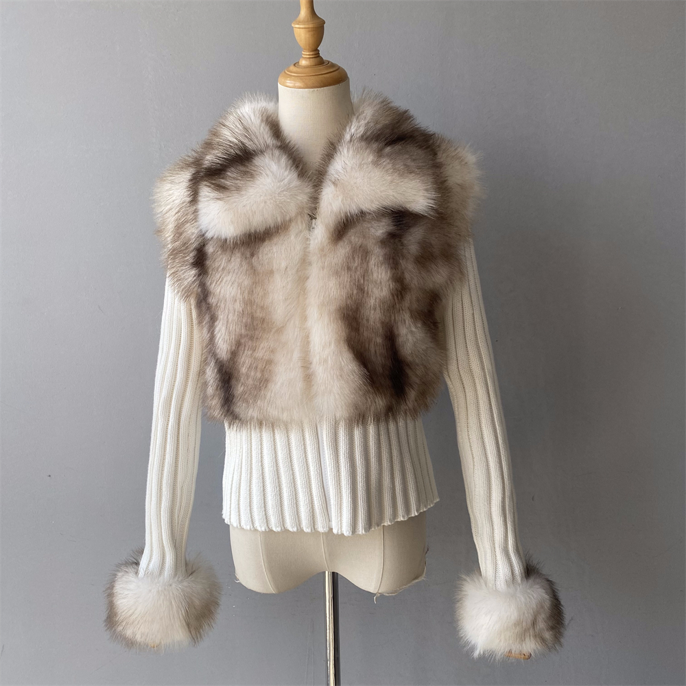Wholesale faux fur cardigan sweater Pullovers, Cardigans