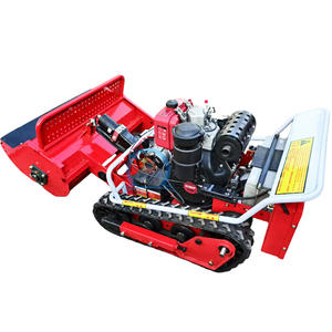 Cortacésped sobre orugas con control remoto diésel con trituradora forestal para limpieza de terrenos versátil y corte de césped en terrenos desafiantes - Product Image 4