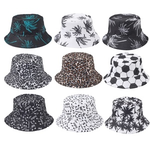 Chapeau Bob Réversible Unisexe de Haute Qualité, Imprimé Graffiti, à Large Bord, Chapeau de Soleil d'Été Réglable pour la Pêche et la Plage - Product Image 1