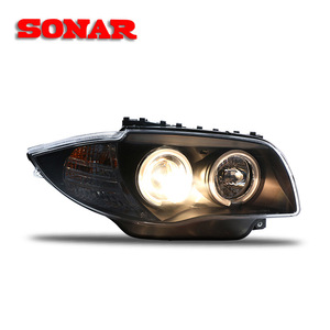 Faro Delantero de Xenón con Lente Ojo de Ángel <span class=keywords><strong>Modificado</strong></span>, Compatible con <span class=keywords><strong>BMW</strong></span> 118, <span class=keywords><strong>120i</strong></span>, 130i, Serie 1 E87, Garantía de 3 Años - Product Image 2