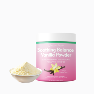 सुखदायक संतुलन वैनिला पाउडर रजोनिवृत्ति में देरी और प्राकृतिक हर्बल मिश्रण के साथ हार्मोन को विनियमित करने का समर्थन करता है - Product Image 3