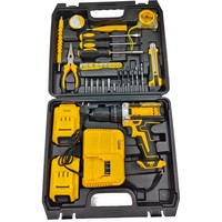 Ensemble de perceuse électrique au lithium multifonction / Puissance élevée / Accessoires complets / Deux vitesses / 21V / Moteur sans balais