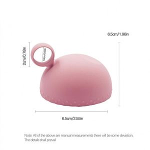 Mini Silicone Makeup <b>Brush</b> Cleaning Bowl UV Printing Portable <b>Scrubbing</b> Bowl Fits Universal <b>Brushes</b> Home Hotel Travel Use - Product Image 2