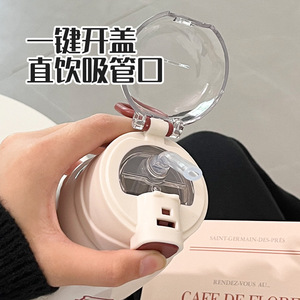 Gnmk Insulated Water <b>Bottle</b> 500Ml With Straw For Adults Students And Kids - Product Image 2