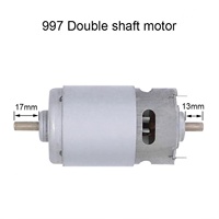Moteur micro DC à balais HongYang 997 12-24V à aimant permanent, roulement à billes, couple élevé, faible bruit, étanche, 200W pour appareils électroménagers