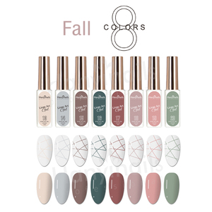 Hanyinails quantité minimale de commande 1 Set Hanyinails Liner 12 pièces base + 8 pièces automne + 8 pièces <span class=keywords><strong>Pastel</strong></span> + 8 pièces platine 36 couleurs ligne UV Gel d'art - Product Image 4