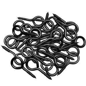 Ganchos <span class=keywords><strong>de</strong></span> Acero Inoxidable <span class=keywords><strong>de</strong></span> Alta Resistencia con Ojo Cerrado, Alambre Curvado, Tornillo Autorroscante con Ojo para Madera - Product Image 3