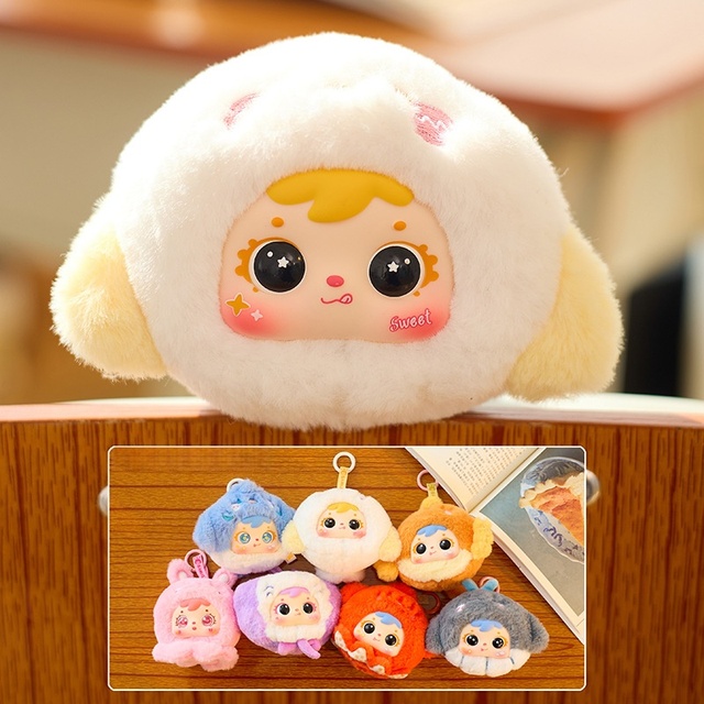 Wholesale Original Baby Three Ocean Adventure Plush Blind Box Soft Plush Keychain Pendant Mystery Box Toy for Kids Gift