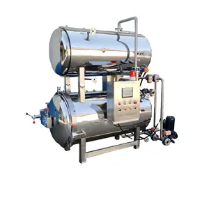 Litre yüksek basınçlı işleme makinesi otoklav makinesi buhar lateks nitril eldiven gıda sterilizatörler konserve balık et kullanımı