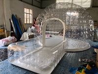 Tente Igloo personnalisée, dôme transparent gonflable, pour l'extérieur