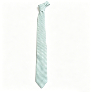 Custom Available Men's Polyester <strong>Mint</strong> <strong>Green</strong> White Diagonal Striped Necktie Wedding Business Formal Dress <strong>Tie</strong> - Product Image 3