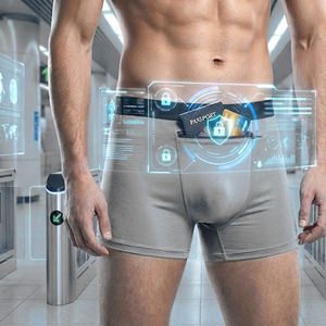 Hygieia – Caleçons de voyage antivol personnalisés pour hommes avec poche zippée discrète, anti-humidité, respirants, sous-vêtements de rangement <span class=keywords><strong>secret</strong></span> - Product Image 1