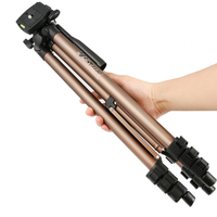 Trépied portable pour appareil photo WT3130 pour téléphone Mini trépied avec bras oscillant pour appareil photo reflex numérique Canon Nikon Sony Caméscope