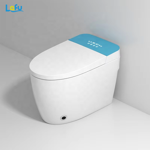 110V UV Light Warm Seat Sky <strong>Blue</strong> Intelligent Wc Water Closet Automatic Flush Smart <strong>Toilet</strong> - Product Image 1