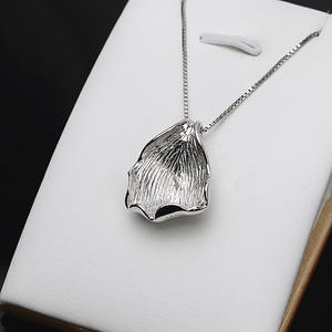 จี้เปลือกหอยเงินแท้ S925 รุ่น Wenchi ขนาดเล็ก สำหรับผู้หญิง สไตล์รังนก สำหรับทำเครื่องประดับไข่มุกแบบ DIY รุ่น 14225 - Product Image 2