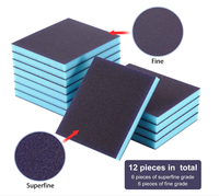 Outils abrasifs 120x100x12mm P60 P320 blocs de ponçage Bloc de sable éponge double face pour le meulage