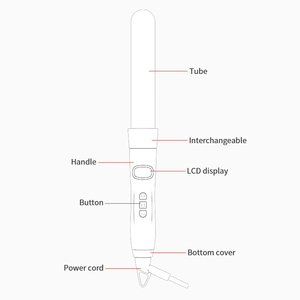 Outils de coiffure 3 en 1 <span class=keywords><strong>fer</strong></span> à friser interchangeable <span class=keywords><strong>fer</strong></span> à <span class=keywords><strong>lisser</strong></span> brosse <span class=keywords><strong>fer</strong></span> plat rotatif en céramique bigoudi automatique - Product Image 6