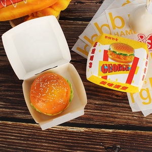 Vente chaude d'usine : Emballages alimentaires personnalisés écologiques de haute qualité pour la vente en gros de hamburgers, frites et boissons pour restaurants - Product Image 1