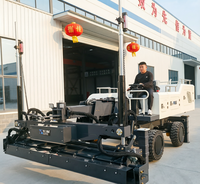 Machine à lisser le béton laser 4x4 haute performance avec autonomie de 15h pour la stabilisation des bases industrielles