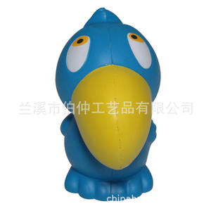 Chameleon Squishy Pu Bird Stress Ball Blue Red Plastic Slow <b>Rebound</b> Toy For Ages 2 4 Years - Product Image 3