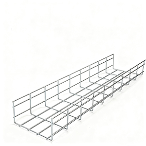 Js Nhà Máy Tùy Chỉnh Thép Không Gỉ Dây Thép Lưới Cáp Khay Xây Dựng Công Nghiệp Cáp Đặt Thang Trực Tiếp Nhà Máy - Product Image 3