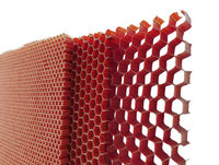 Panel Sarang Lebah Aramid Tahan Api 48kg/m³ - Material Inti Ultra Ringan untuk Lantai Kereta Cepat dan Sekat Kapal