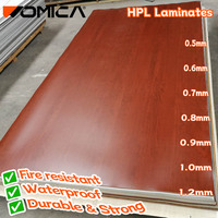 Panneau stratifié HPL décoratif haute pression Womica pour revêtement mural et mobilier